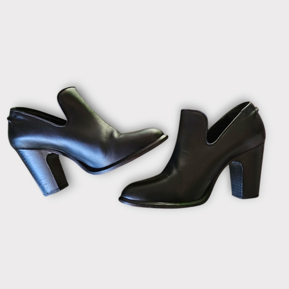 Rag & Bone Grove Black Leather Heeled Boot - Picture 5 of 8